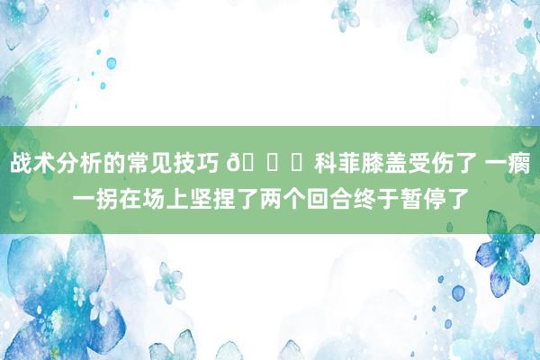 战术分析的常见技巧 😐科菲膝盖受伤了 一瘸一拐在场上坚捏了两个回合终于暂停了