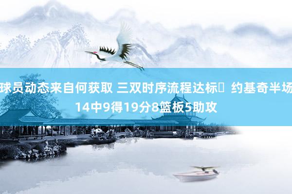 球员动态来自何获取 三双时序流程达标✔约基奇半场14中9得19分8篮板5助攻